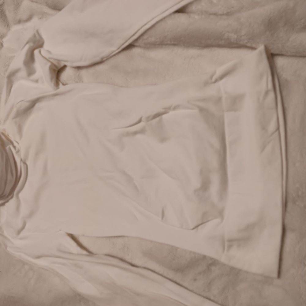 SPANX White Turtleneck  Shapewear Top Nwot